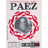 Tarjeta Boliche Check especial Fito Paez